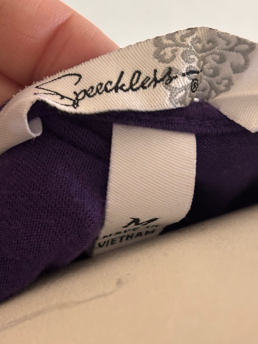 Purple Ruffle V-Neck Dress - Picture 4 of 4